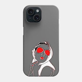 Allurement Girl air kiss Phone Case