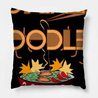 Hot ramen vintage retro Pillow