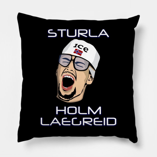 Sturla Holm Laegreid Pillow by HelenaCooper