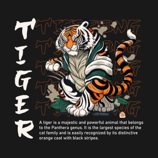 Tiger Art Animal Illustrations T-Shirt