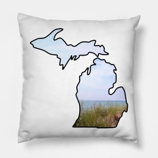 Michigan Beachgrass Pillow