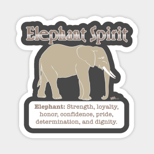 Spirit Animal-Elephant Magnet