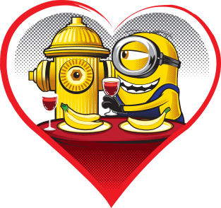 MINION IN LOVE Magnet