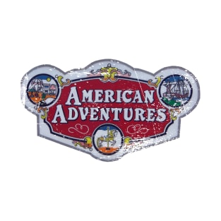 American Adventures Retro design T-Shirt