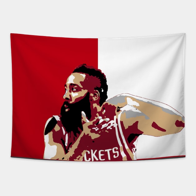 James The Beard Harden Tapestry by Monkyman91