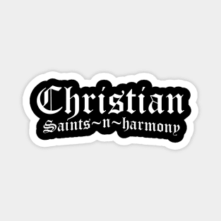 Christian Saints in Harmony Magnet