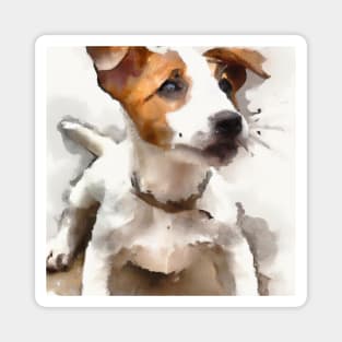 Watercolor Jack Russell Terrier - Dog Lovers Magnet