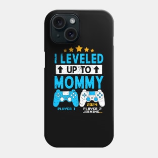 I Leveled Up To Mommy 2024 Gaming Soon To Be Mom 2024 Phone Case