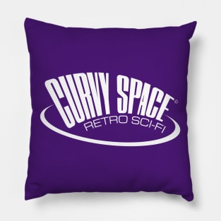 Curvy Space Retro Sci-Fi logo Pillow