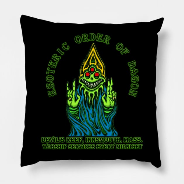 Esoteric Order of Dagon Pillow by azhmodai