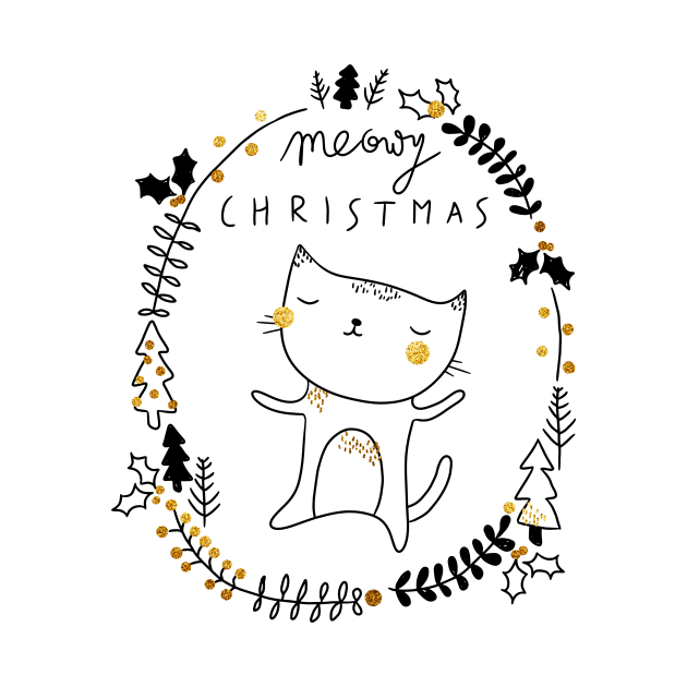 Meowy Christmas! by lowercasev