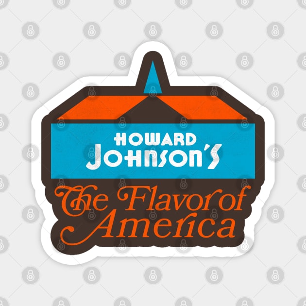 Howard Johnson's Flavor of America Magnet by carcinojen