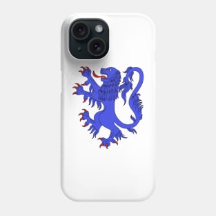 Lion Rampant Azure Phone Case