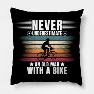 Never Underestimate An Old Man With a Bike Pillow