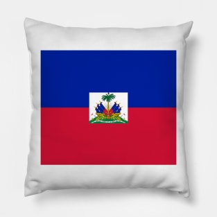 Haiti flag Pillow