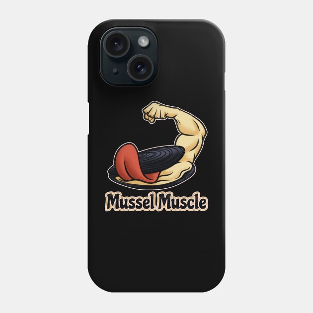 Funny Cute Mussel Muscle Phone Case by MimimaStore