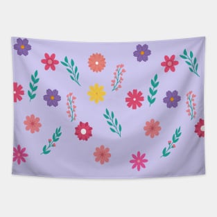 colorful spring floral pattern Tapestry