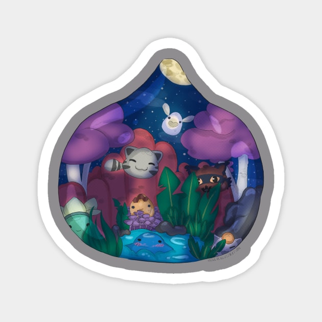 Slime Rancher Magnet by paigedefeliceart@yahoo.com