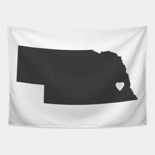 Nebraska Love Tapestry