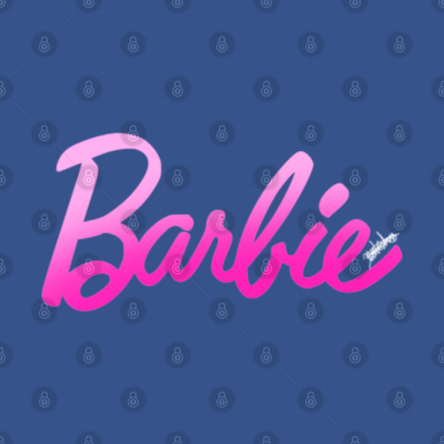 Barbie - Pink Shade logo - Barbie - T-Shirt