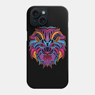 Lion Neon Phone Case