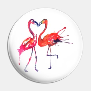 Flamingo Love Pin