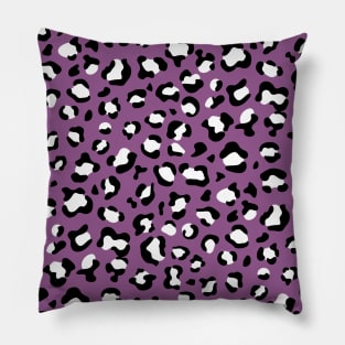 Leopard Pattern, Leopard Spots, Purple Leopard Pillow