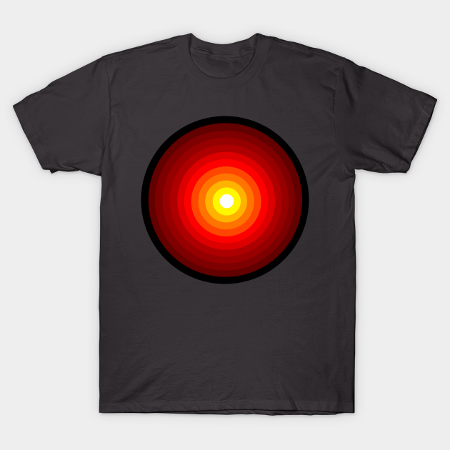 Red Sun Circles - Sun - T-Shirt