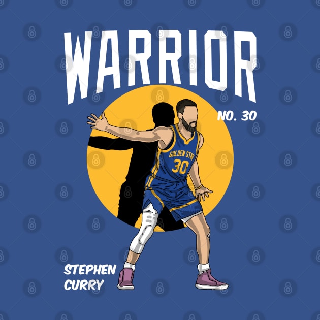 Steph Curry Warrior by Luna Illustration