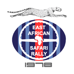 East African Safari Rally 78 Martini T-Shirt T-Shirt