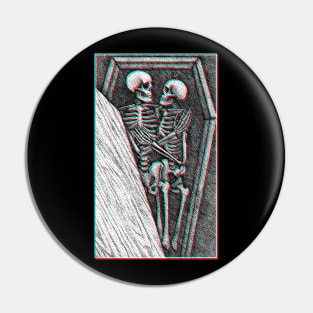 Toujours Skeleton Lovers 3D Pin