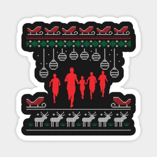 christmas marathon Magnet