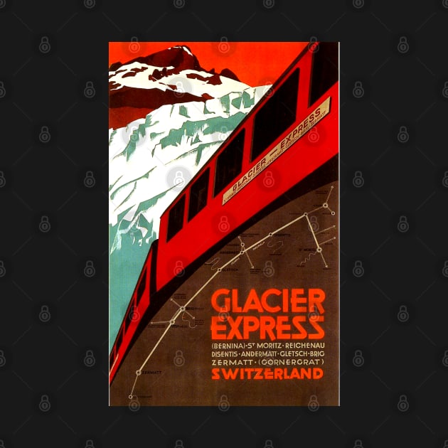 Vintage Travel - Glacier Express by Culturio