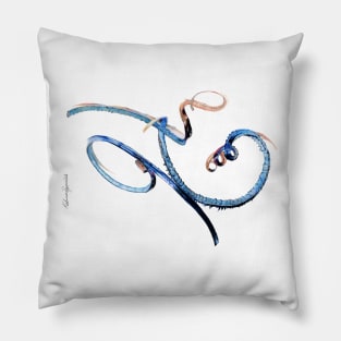 Blue Swarf Pillow