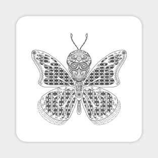 moth in mothra deadly skull ecopop Magnet