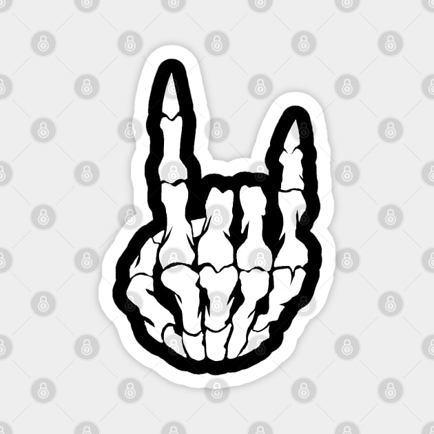 Heavy Metal, Horns Up Magnet by wildsidecomix