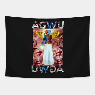 Igbo / African Spirituality : AGWU By Sirius Ugo Art Tapestry