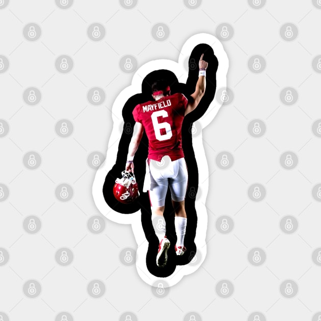 Baker Mayfield Magnet by Snapstergram