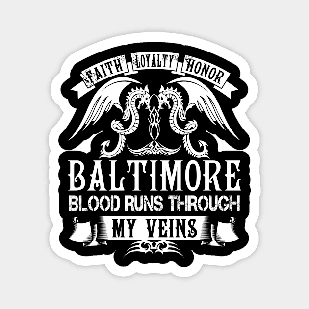 BALTIMORE Magnet by DOmiti