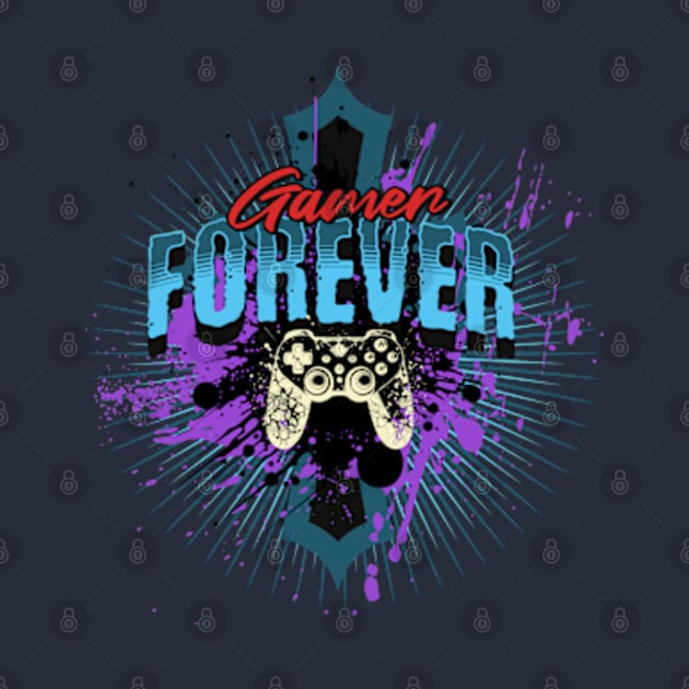 Video Gamer Forever by bert englefield 