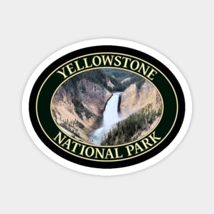 Yellowstone Falls at Yellowstone National Park in Wyoming Magnet