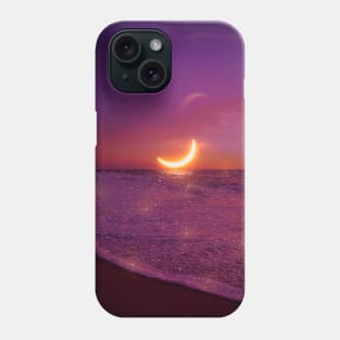 Moonlight Beach Phone Case