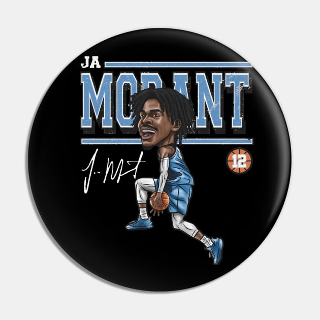 Ja Morant Memphis Cartoon Pin by Buya_Hamkac