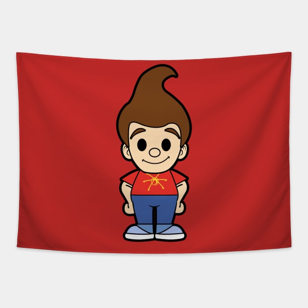 Cute Jimmy Neutron Tapestry by mighty corps studio