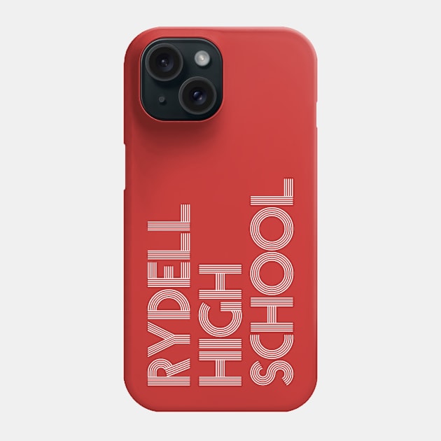 Rydell High School // Typography Design Phone Case by Trendsdk