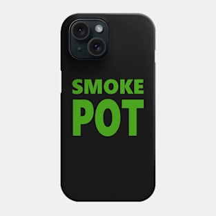 SMOKE POT - green vintage Phone Case