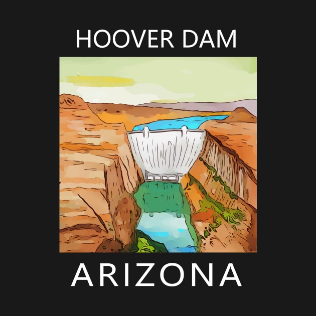 Hoover Dam Arizona by WelshDesigns