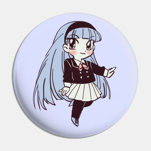 I draw chibi Umi Ryuuzaki / magic knight rayearth Pin by mudwizard