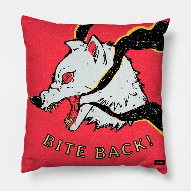 WOLF BITE BACK! Pillow by OFFICIAL KERMIT STORE