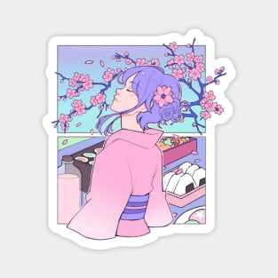 Japan Hanami festival Magnet